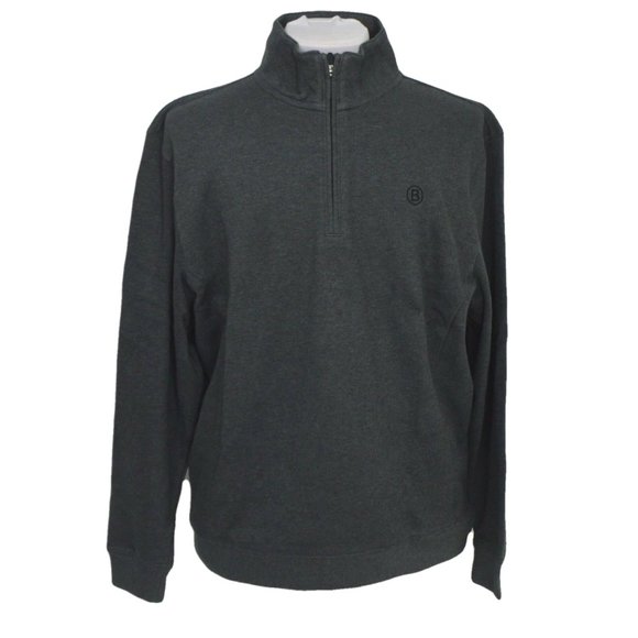 Ahead Other - AHead Classic Mens Quarter Zip Gray Sweater Large
